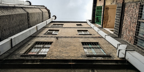 view from an inner yard in Katowice