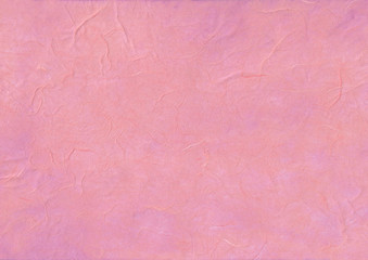 Korean traditional paper dyed pink