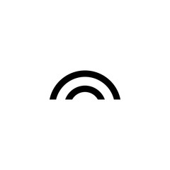 Network signal icon. Connection symbol. Logo design element