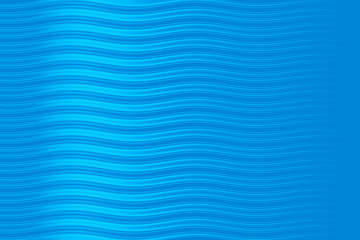Blue striped waves background