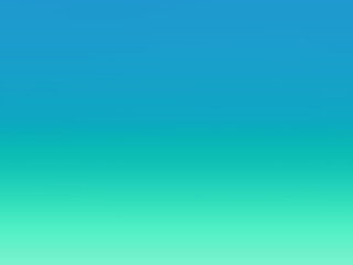 Classic blue color of 2020 and aqua green gradient trendy duotone background - 313585580