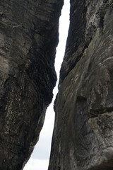 Rock formations at Bastei, Dresden, Germany