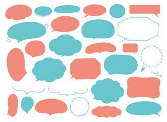 シンプル吹き出しセット