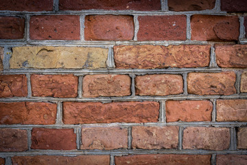 Background of old vintage brick wall