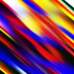 Blue yellow lines blurred abstract colorful background