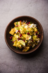 Aloo chaat or Alu chat is a popular street food originating from the Indian subcontinent, especially north India. it's an easy food recipe.