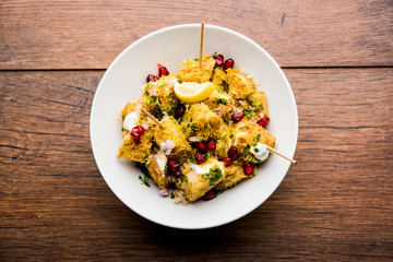 Aloo chaat or Alu chat is a popular street food originating from the Indian subcontinent, especially north India. it's an easy food recipe.