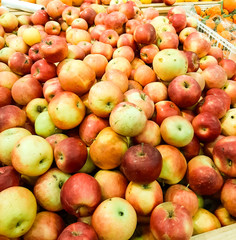 fresh apples from the farm