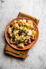 Aloo chaat or Alu chat is a popular street food originating from the Indian subcontinent, especially north India. it's an easy food recipe.