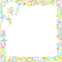 Obraz premium Sprinkles grainy. Cupcake dessert bakery confetti