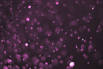 Abstract bokeh lights with light purple background, beautiful bokeh from water droplets