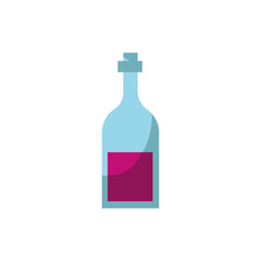 wine bottle drink isolated icon