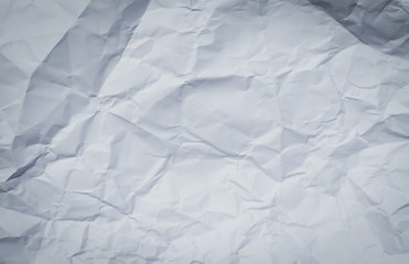 Wrinkled white paper for backgrounds and copy areas