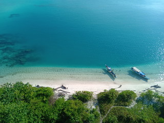 view of tropical island