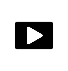 Play icon vector simple design