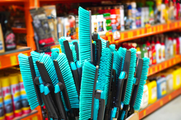 Sale of brushes for snow removal of the automobile in winter