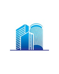 Obraz premium Commercial Building Logo