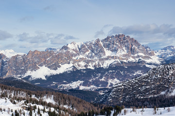 Fototapeta na wymiar Dolomites view from Cortina d'Ampezzo