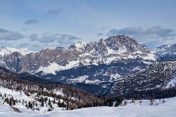 Naklejka premium Dolomites view from Cortina d'Ampezzo