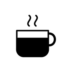 Coffee icon vector simple design