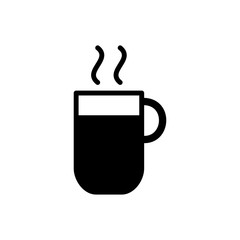 Coffee icon vector simple design