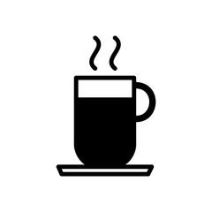 Coffee icon vector simple design