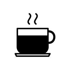 Coffee icon vector simple design