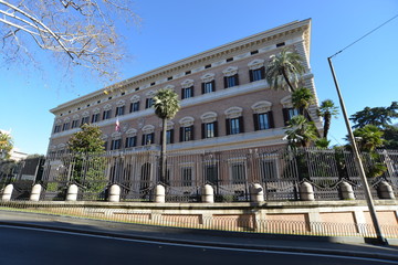 Naklejka premium Ambasciata Americana Roma