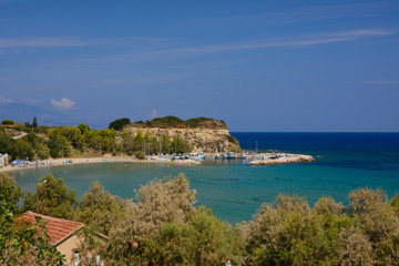 Fototapeta na wymiar view of Gaidaros Beach on Zakynthos island (Greece)