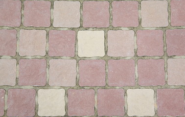 Red block brick background 