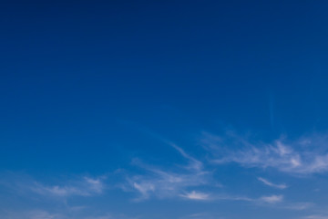 clear blue sky with cloud, morning day background