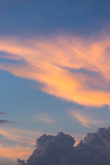 colorful twilight dusk sky