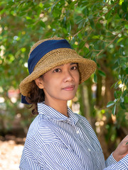 Portrait of a young woman in southern Thailand, Thai girl