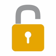 Padlock icon illustration