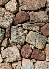 old stone wall of stones