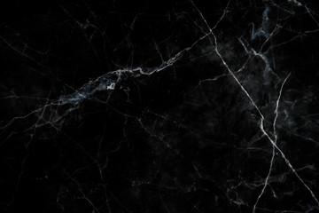Black marble natural pattern for background, abstract black and white