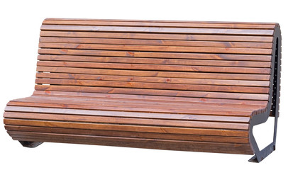  Park Bench Isolated on white