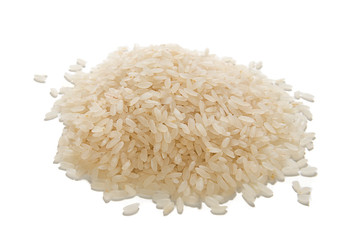 Heap of Rice Isolated    