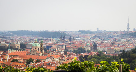 Prague - the capital of the Czech Republic. Panorama of the city. - 313610327