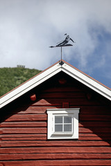 roof of a house, jämtland,åre, sverige,sweden