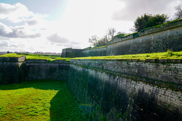 Blaye Citadel wall fortress unesco city France