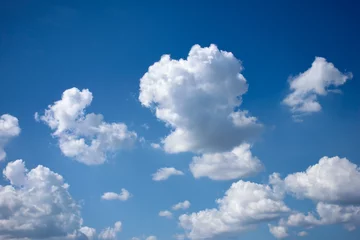 Foto op Plexiglas blue sky and white clouds nature background © modify260