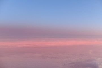 Passenger view from a commercial aircraft