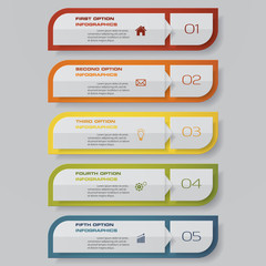 Design clean number banners template. Vector. EPS 10.	