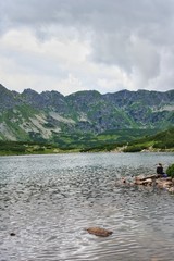 mountain lake in the mountains