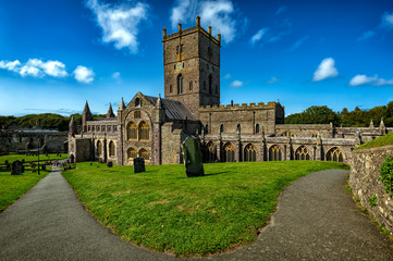 St David's Cathedral, Pembrokeshire, Wales, Great Britain