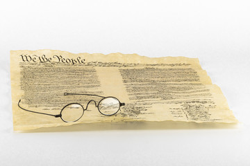 United States Constitution  and Eye Glasses