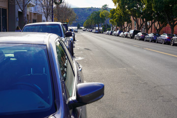 car on the road