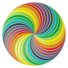 Obraz premium Spiral geometrical design