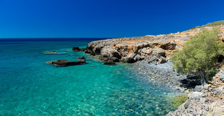 Obraz premium coast of the sea in south Crete